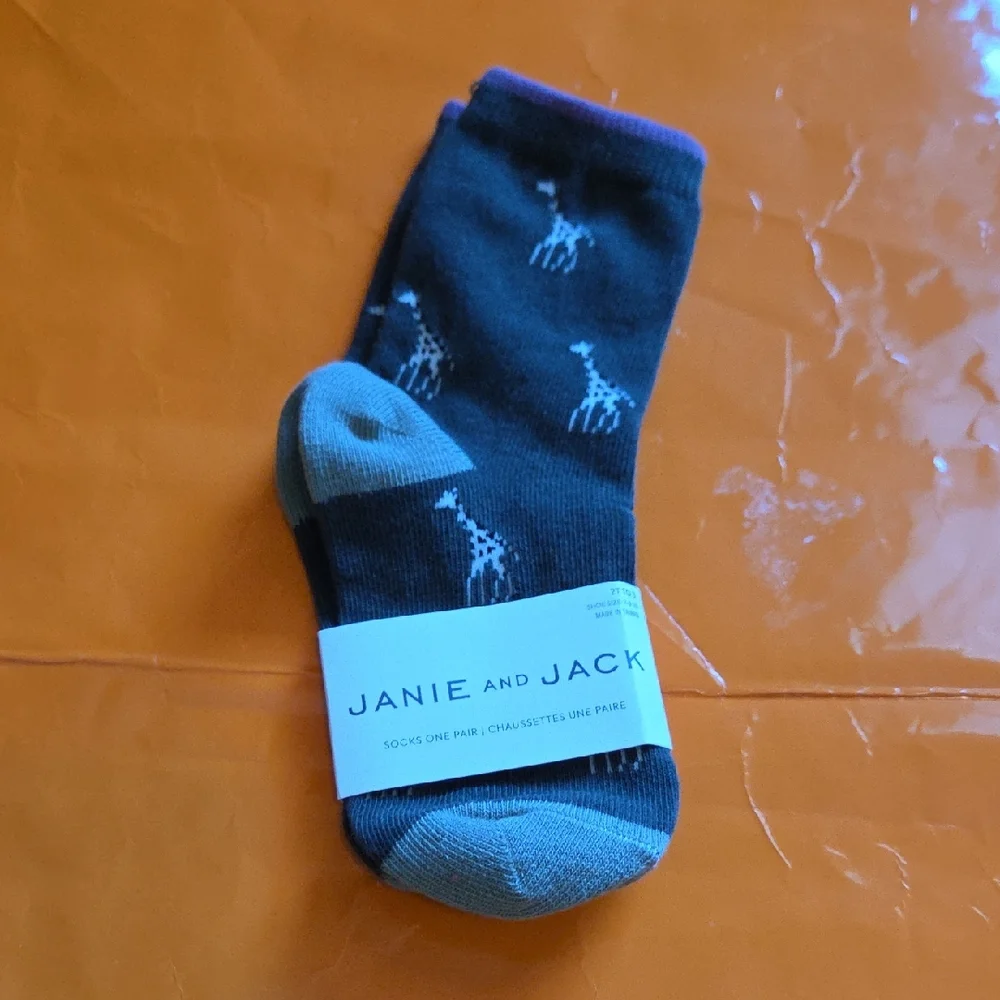 Nwt! Janie And Jack Toddler Boy Sock